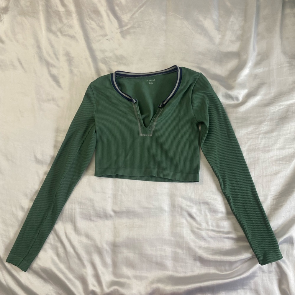 Urban Outfitter Go For Gold Long Sleeve Top